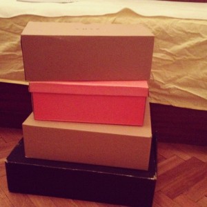 shoes boxes