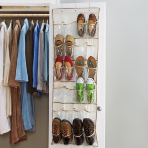 shoes in the wardrobe