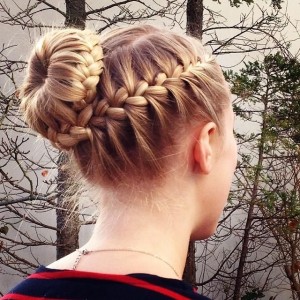 braided bun